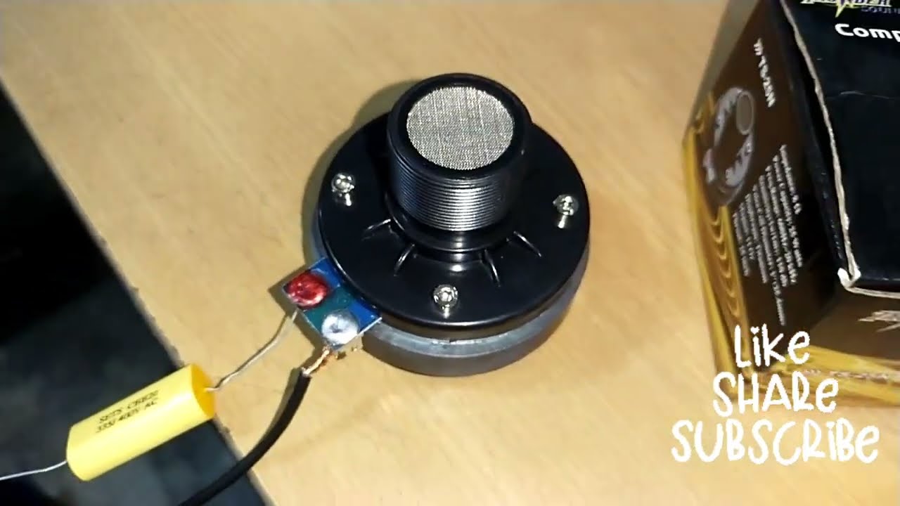 D26 25 Watt Tweeter Compression Driver Unit full Unboxing, Review and Testing#speaker
