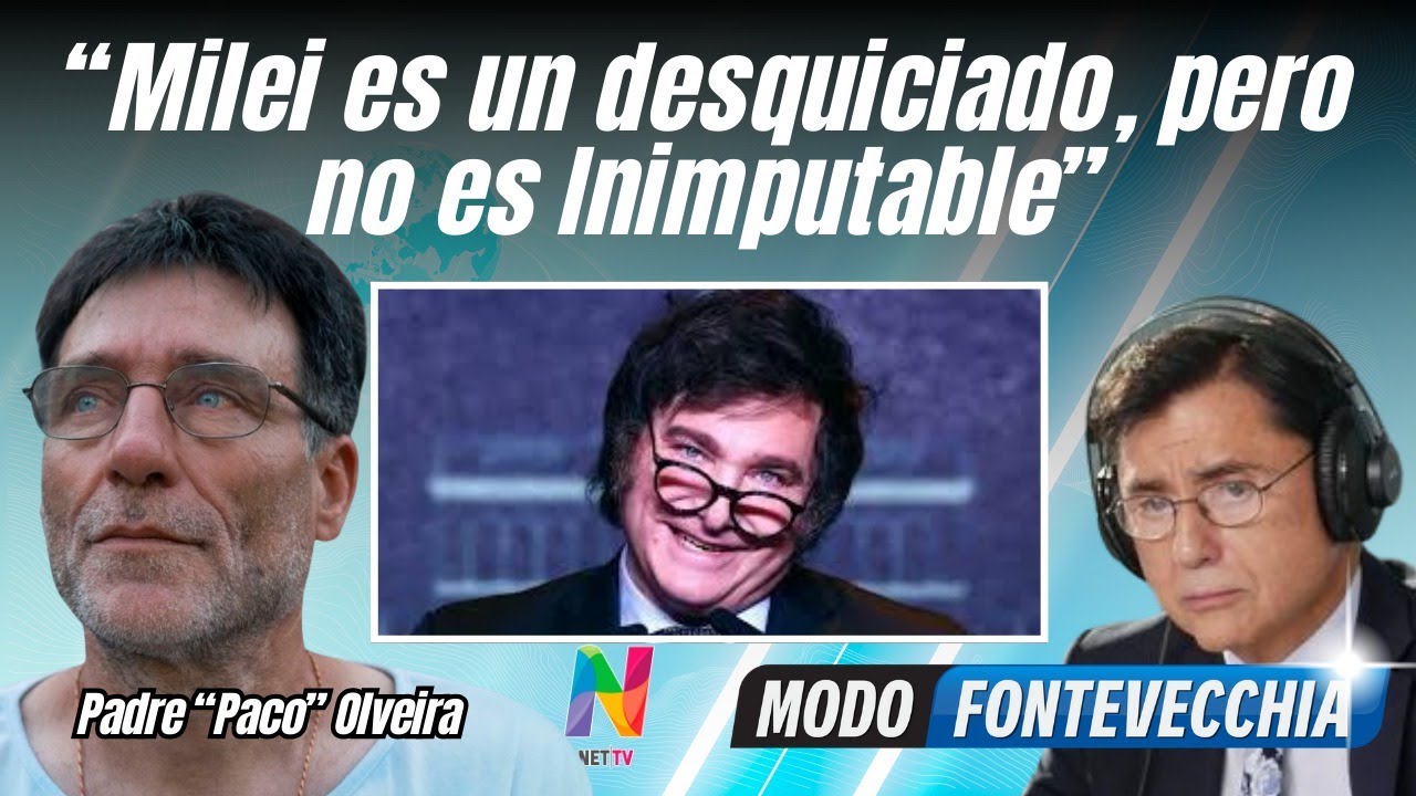 El Padre Paco cruzó duramente al presidente, Javier Milei