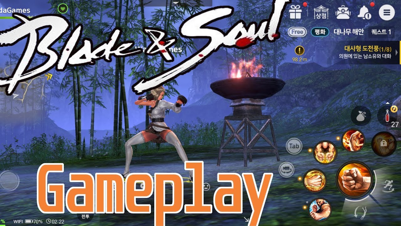 Blade And Soul: Revolution (by netmarble) Max Graphics Settings Gameplay