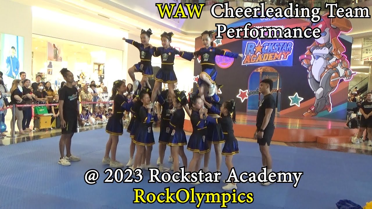 WAW (We Against The World) Cheerleading Team Performance in 2023 Rockstar Academy RockOlympics!