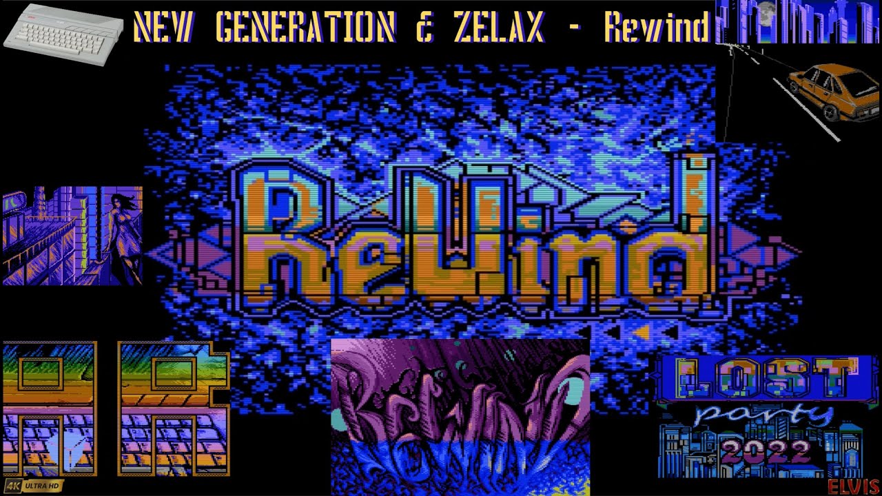 ATARI XL/XE | NEW GENERATION & ZELAX - Rewind | 1st place at Lost Party 2022 party | 4K