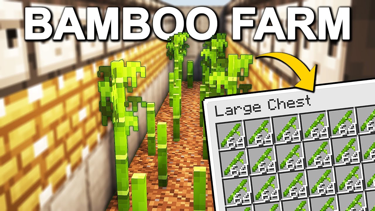EASY Automatic Bamboo Farm in Minecraft 1.21+ (Tutorial)