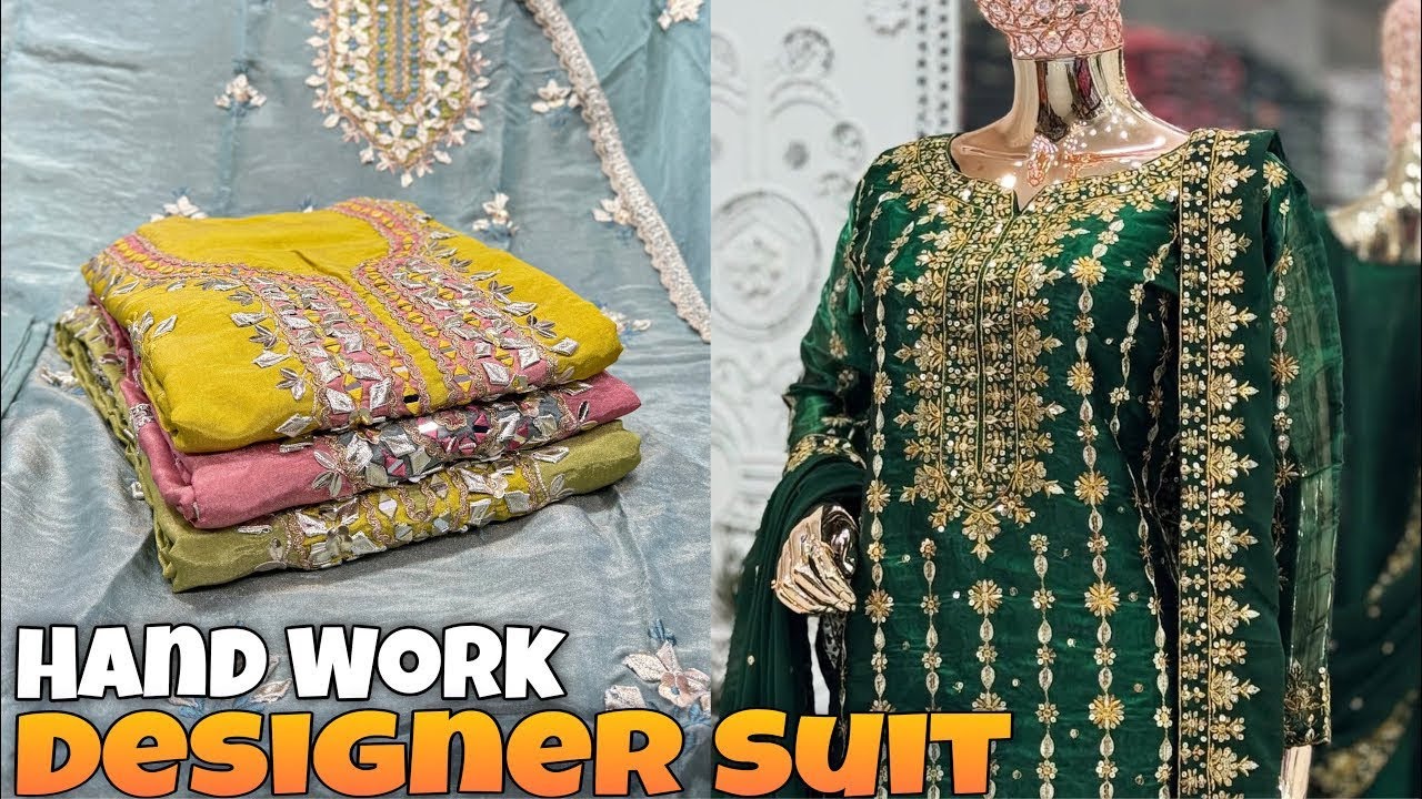 Hand Work Suits | Latest Designs 2026 ✨ | Gutta Patti Suit 