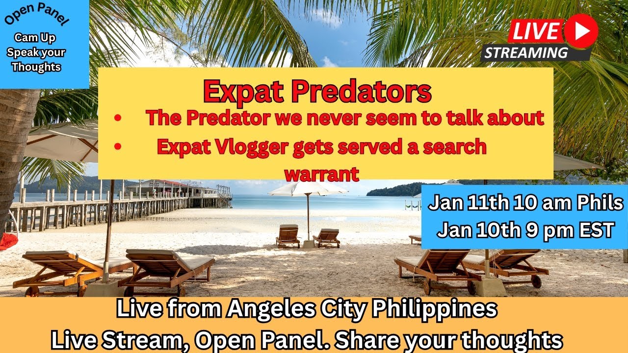 Expat Predators in the Philippines More than on type , warrent served