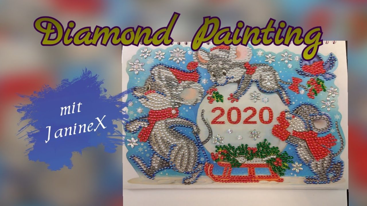Diamond Painting Produkt unboxing & review Tischkalender #1