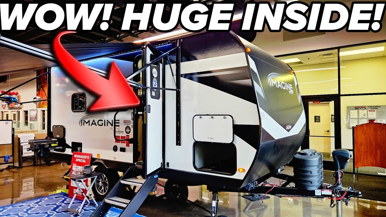 LOOK WHAT I FOUND! TINY but loaded Travel Trailer RV! Grand Design Imagine AIM 16ML