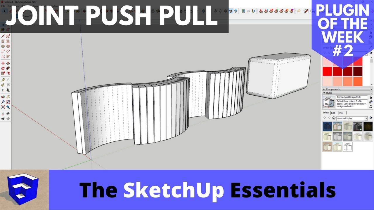 Push and Pull Curved Surfaces with this SketchUp Extension - Plugin of the Week #2