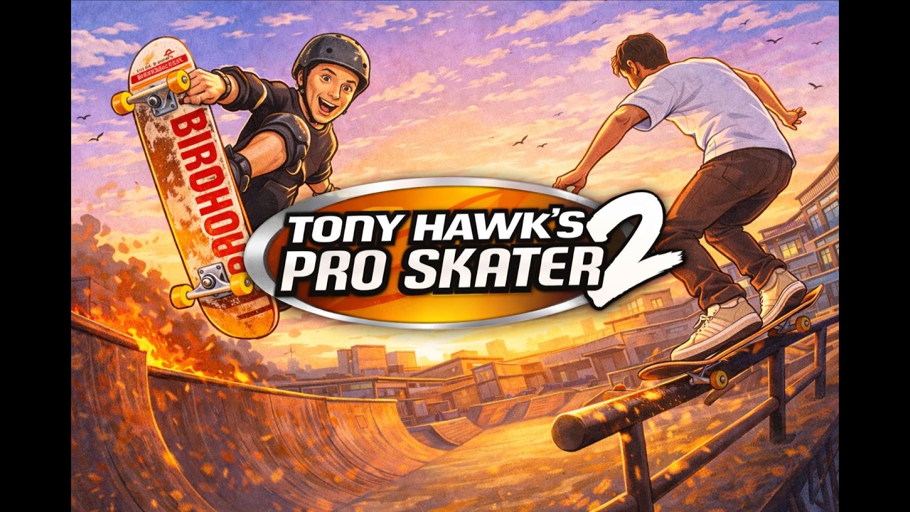 Tony Hawk Pro Skater 2 (verão PS1) – Gameplay completa do inicio ao fim (com músicas)