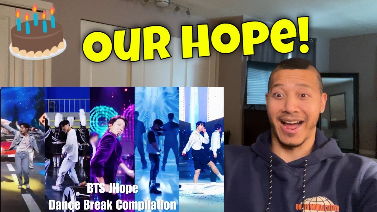 Reacting to J-Hope Dance Break Compilation!! Happy Birthday Hobi!