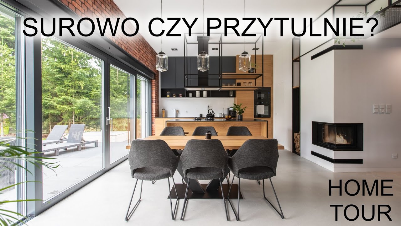 DOM z betonową podłogą | HOME TOUR