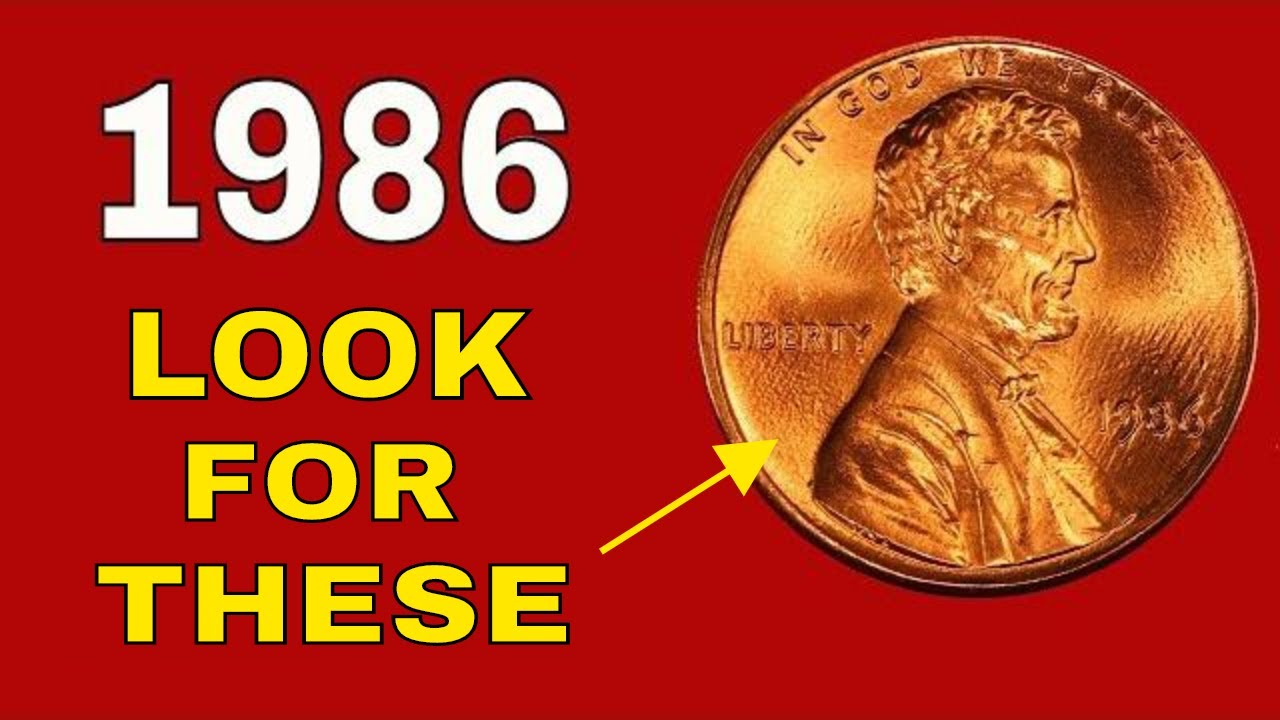Pennies worth money to look for! 1986 penny value!