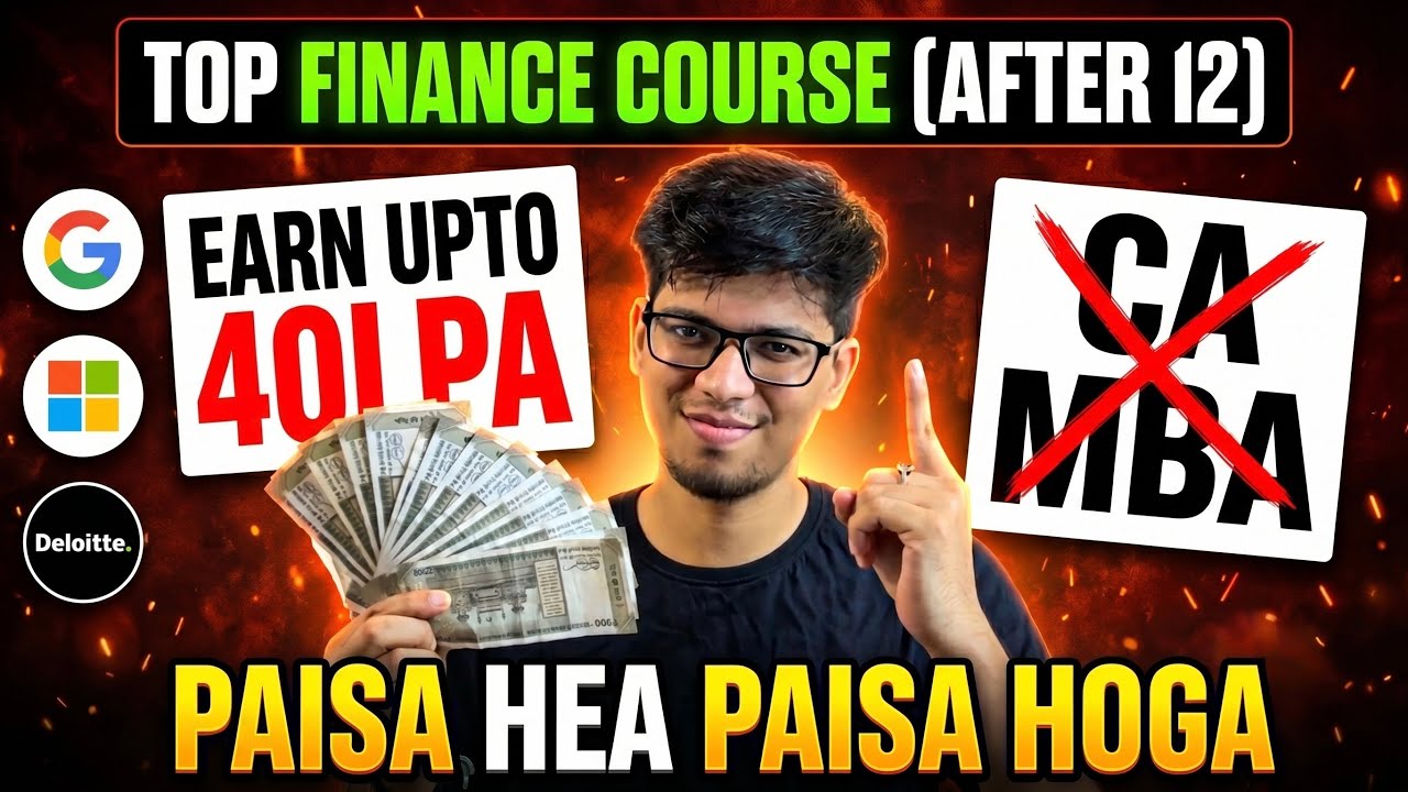 Top FINANCE courses after 12th🔥High paying FINANCE SKILLS in 2026 | Top courses after 12th commerce