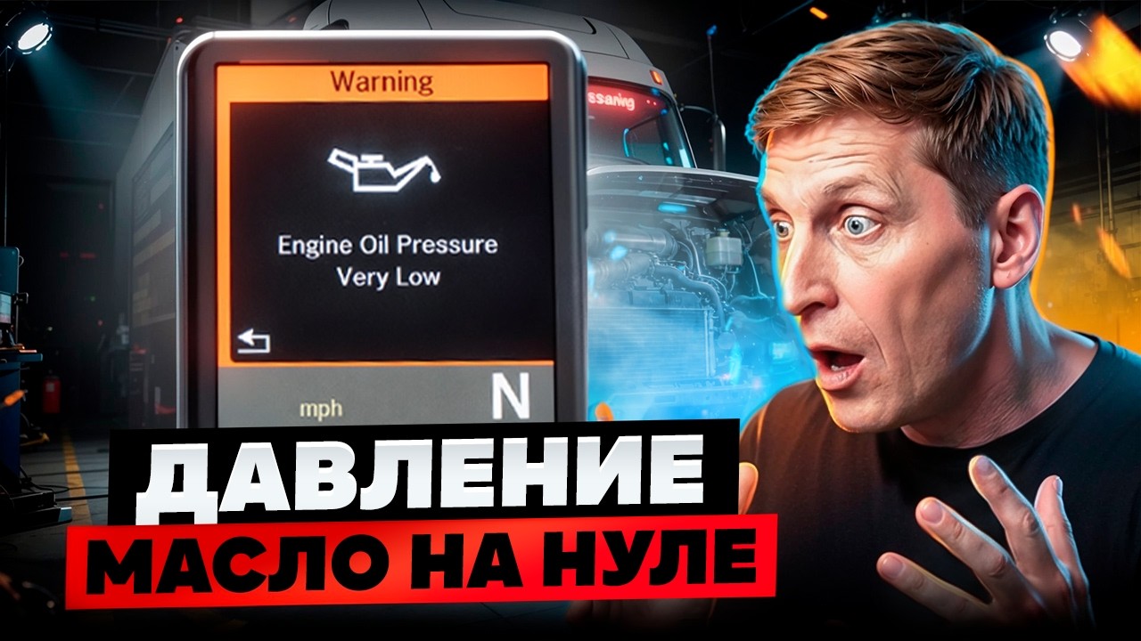 Давление масла на нуле на Freightliner: что ломается на самом деле и почему насос ни при чём