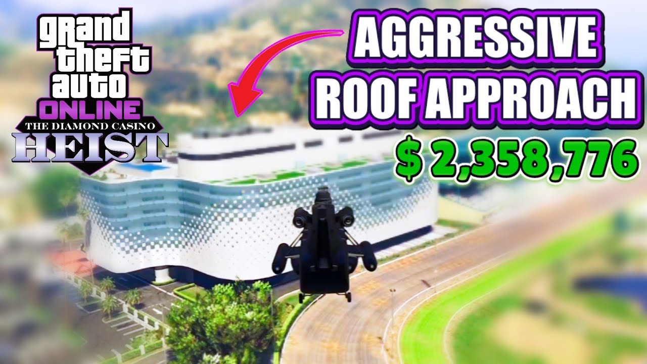 Aggressive Roof Approach - Diamond Casino Heist (GTA Online PS5)