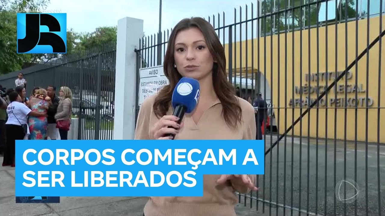 RJ: corpos dos mortos na megaoperação contra o CV começam a ser liberados para enterros