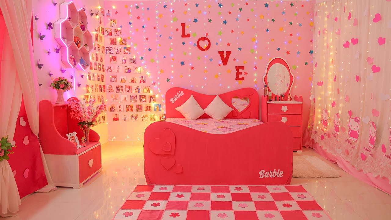 Gift_Surprise_Party ❤️ Last Minute Romantic Room Decoration Idea #Love