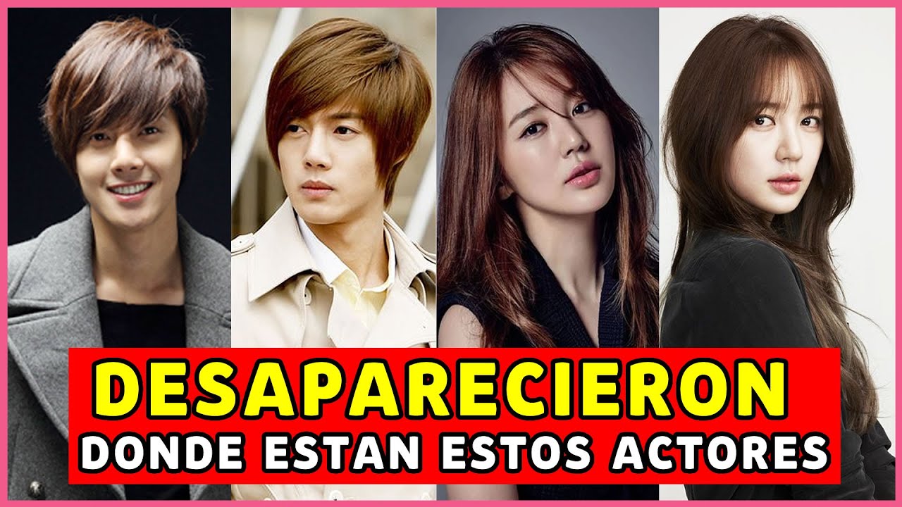 5 ACTORES COREANOS que DESAPARECIERON de los DRAMAS