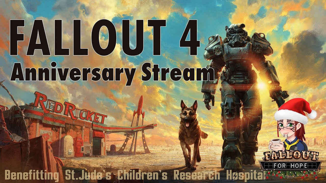 🔴 FALLOUT 4 ANNIVERSARY STREAM |✨CHARITY✨|