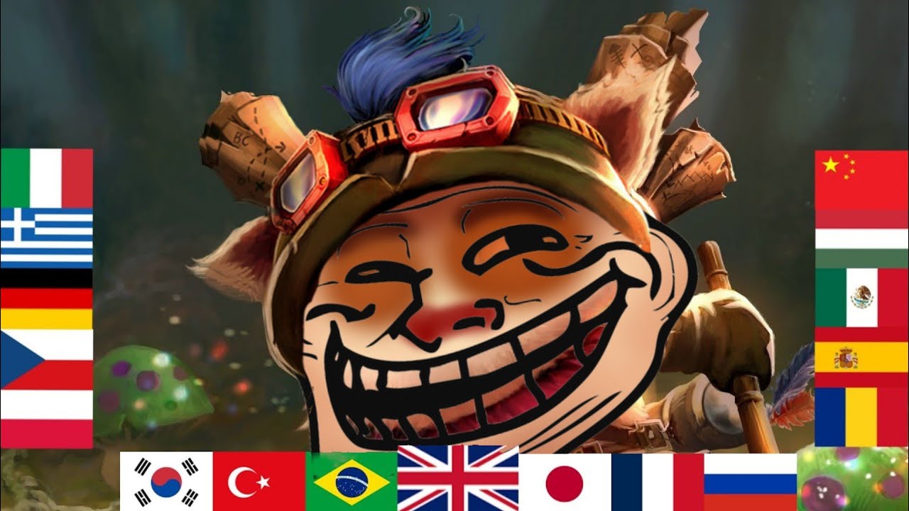 Teemo LAUGH in All Languages