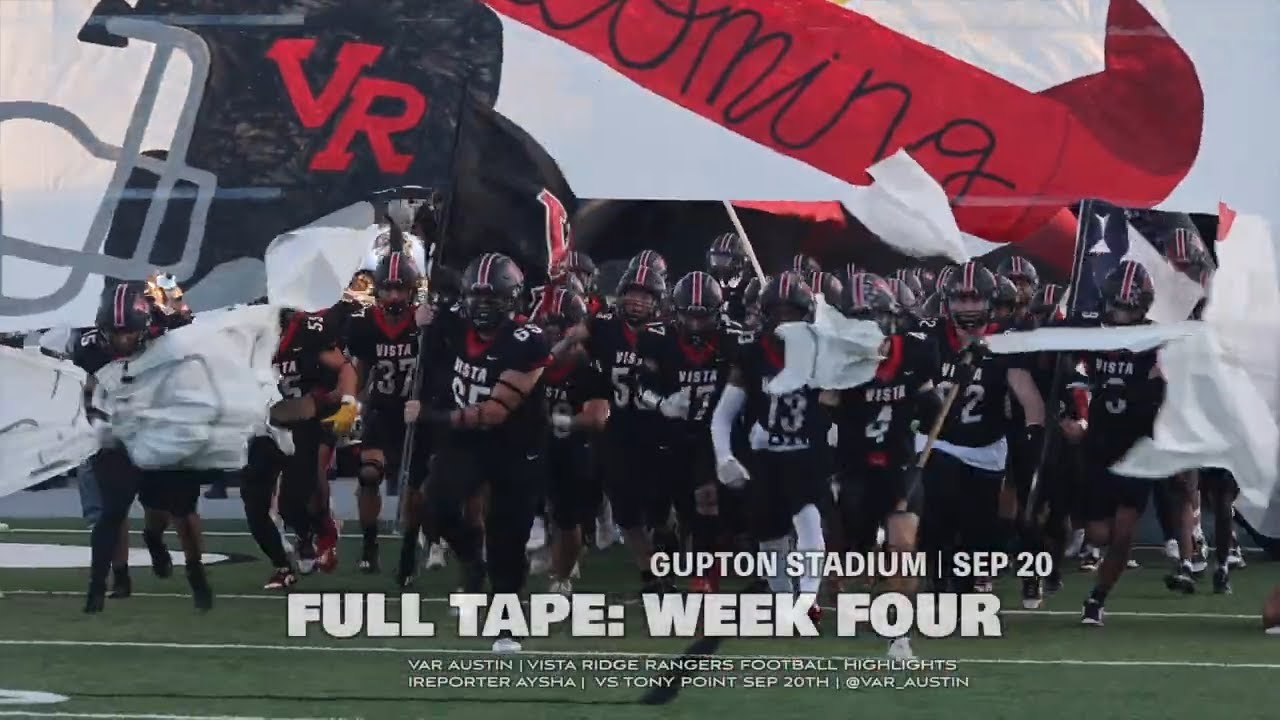 🏈FULL TAPE: Vista Ridge vs Stony Point Rangers Uncut highlights, Week Four 2024
