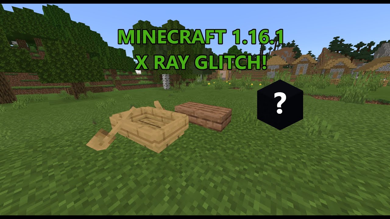 Minecraft | 2 XRay Glitches! 😱 (Bedrock 1.16.1) #Glitch