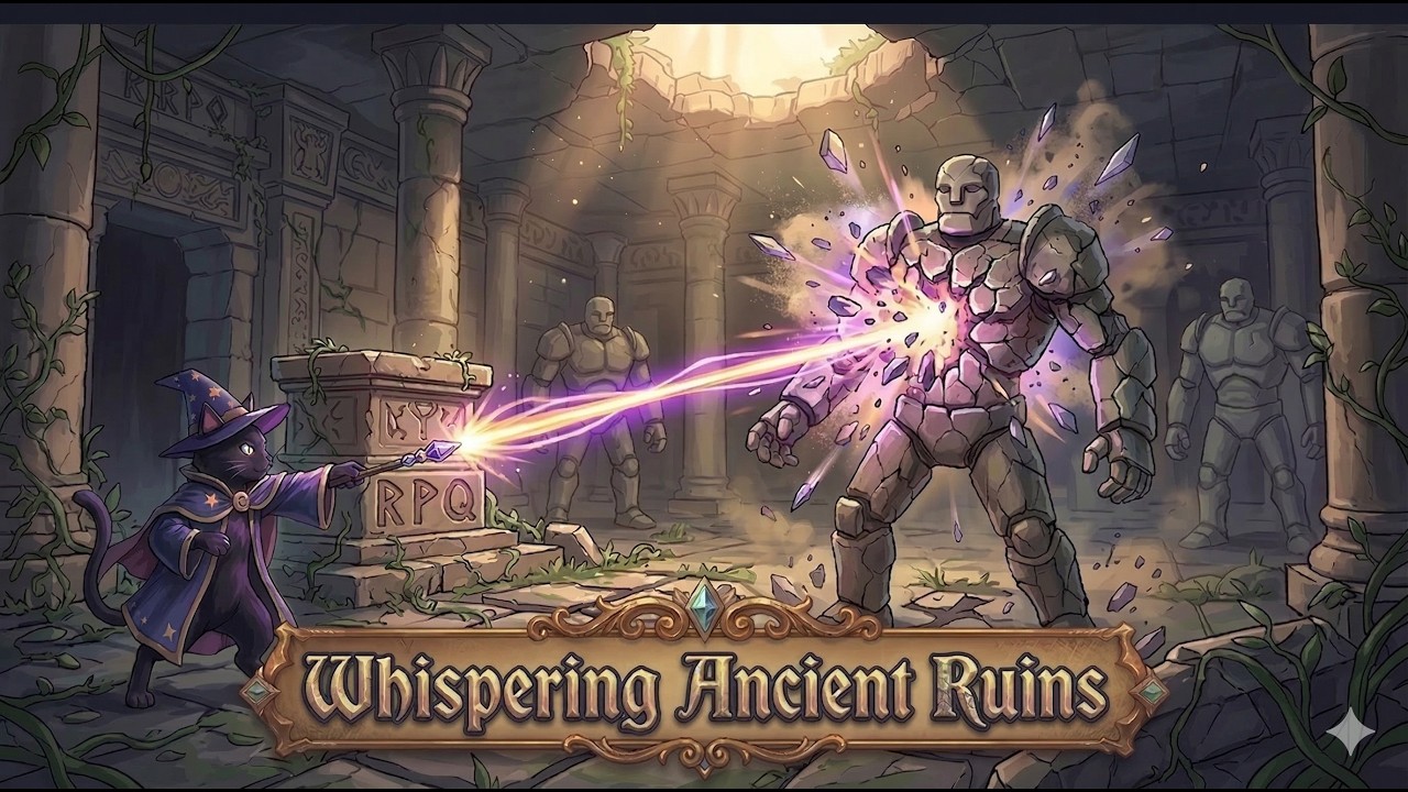 Whispering Ancient Ruins ⚔️ Epic Boss Battle Music | Intense RPG Gaming Ambience
