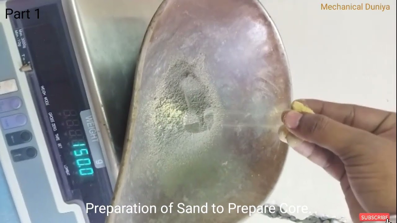 How to test Tensile Strength of core sand - Practically Done!