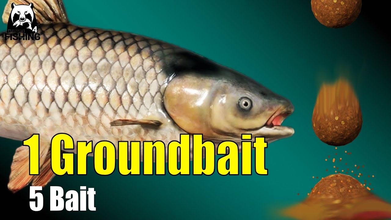 Russian Fishing 4 -  Bear Lake - 1 Groundbait 5 Bait flavors 