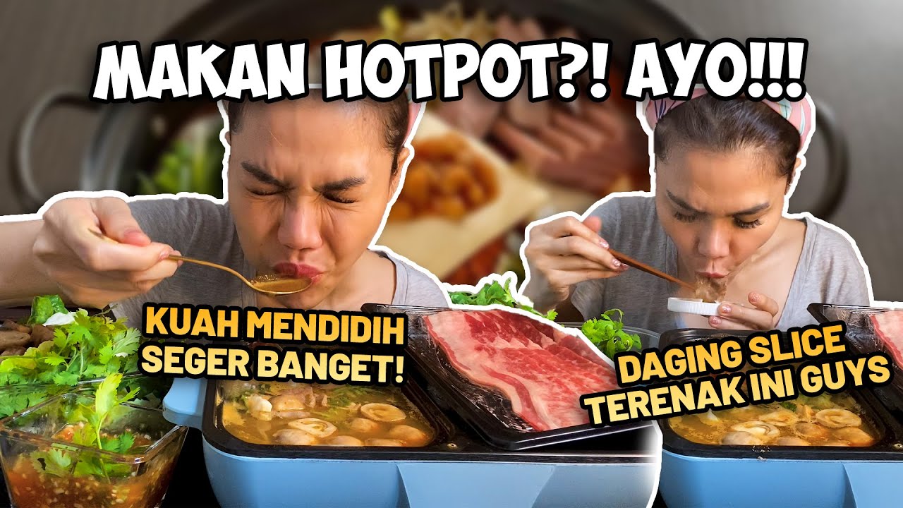ADA REQUEST DUT MAKAN HOTPOT LAGI⁉ AYO GUYS❗ PAKE BEEF SLICE IMPORT ENAK BANGET ❤