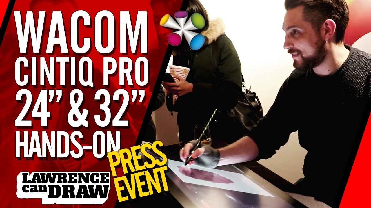 Wacom Cintiq Pro 24 И 32 практический обзор на вечеринке в Лондоне