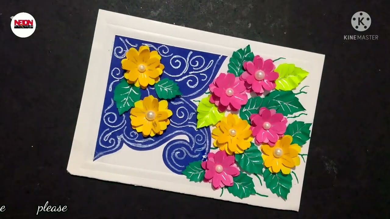 How to make a greetings card at home//easy greeting card making tutorial