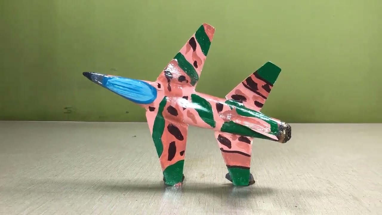 Antique Rusty Fighter Jet Restoration Video