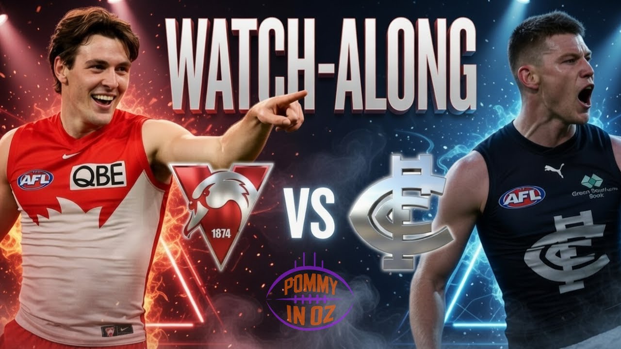 LIVE Watchalong: Sydney vs Carlton | AFL Round 0 2026