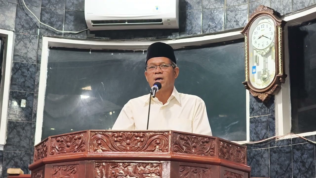 laporan ketua masjid jihad minggu malam tgl 08 03 2026 oleh;syainujir