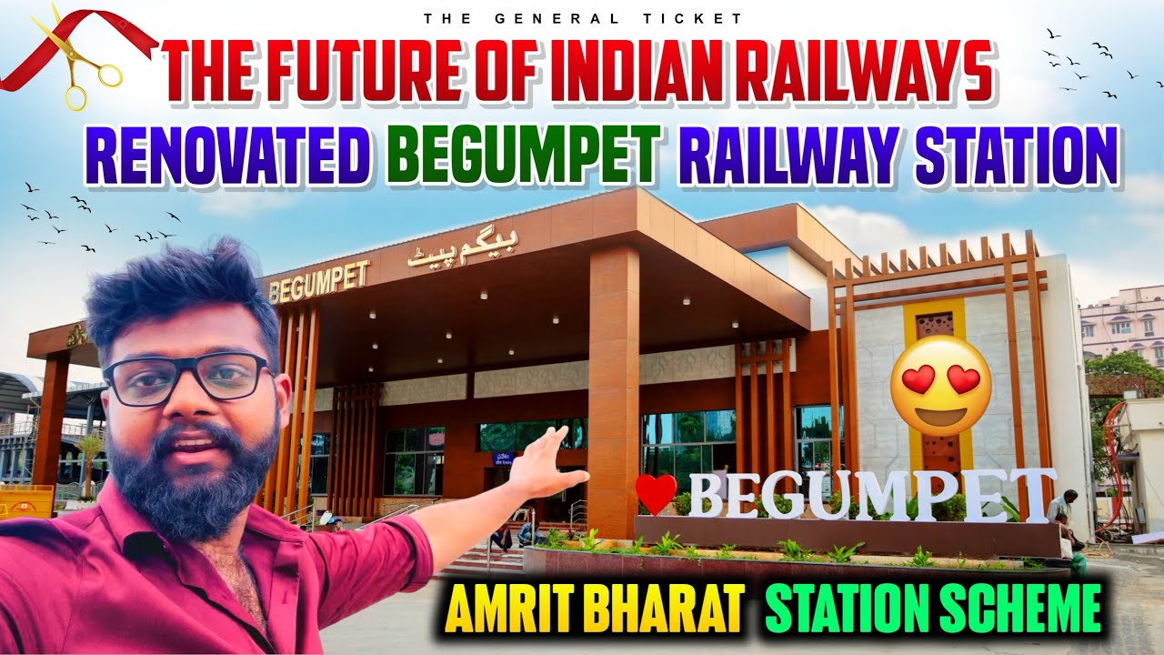 Inauguration Vlog of Redeveloped Begumpet Railway Station || Amrit Bharat Station Scheme ||