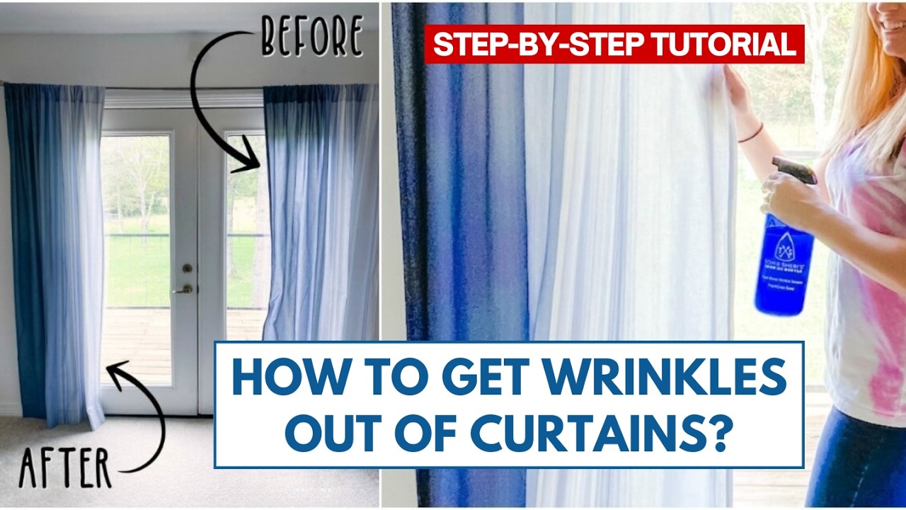 Why Using a STEAMER is the BEST Way to Get Wrinkles Out of Your Curtains in 5 Minutes