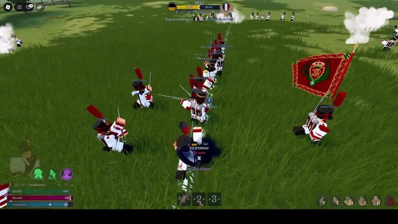 Roblox Napoleonic Wars I Saxony vs Funftes Korps