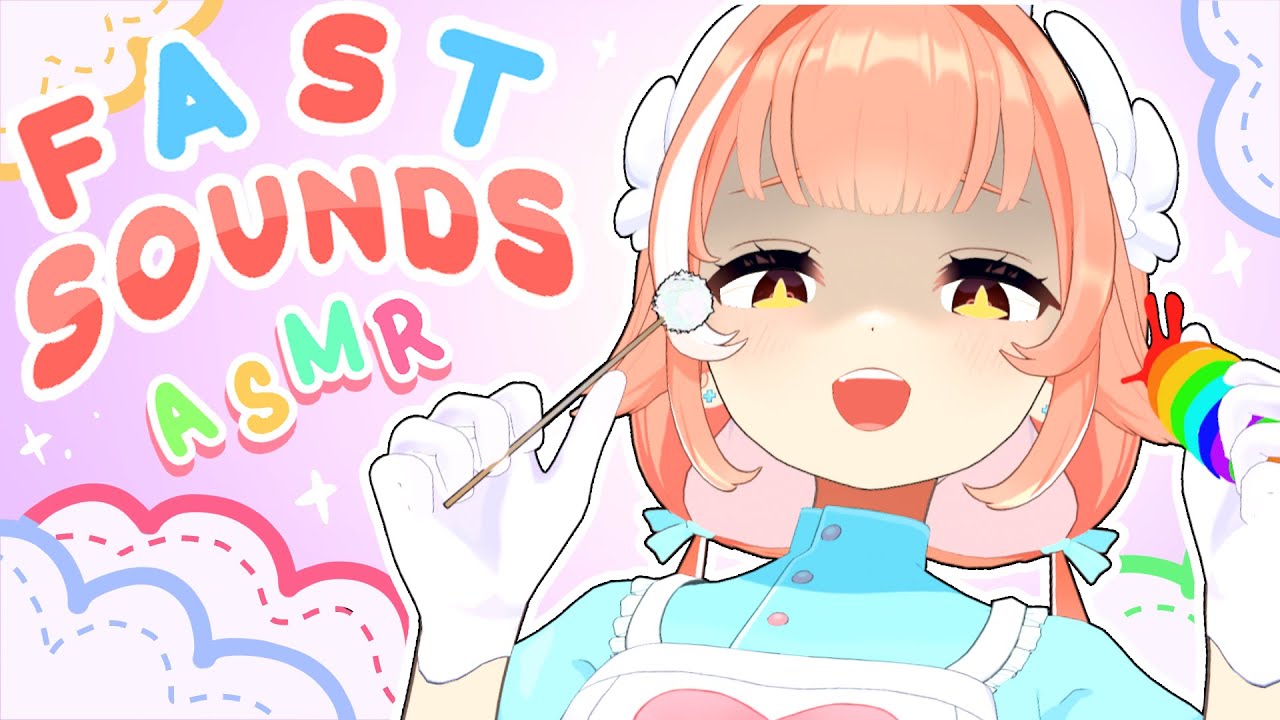 The Most Fast and Aggressive ASMR Tingles ♡  not for noobs ☁️