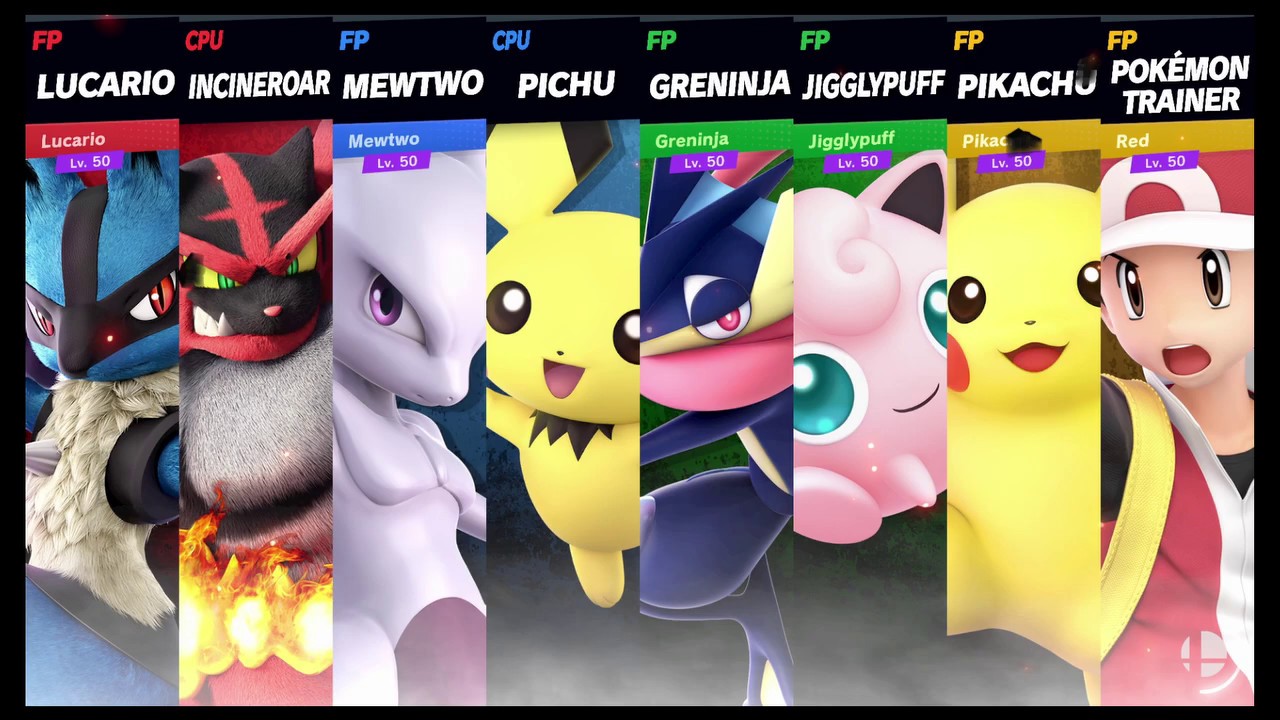 Super Smash Bros Ultimate Amiibo Fights   Request #2046 4 Team Pokemon Battle