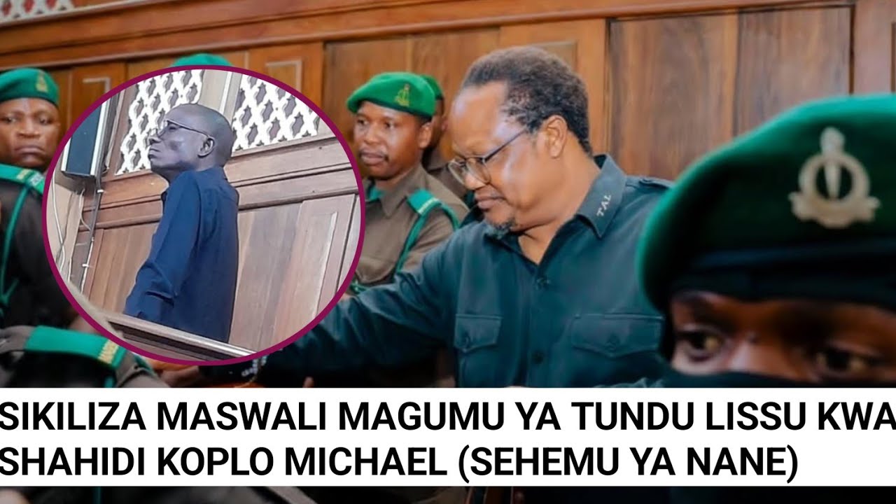 (SEHEMU YA NANE) SIKIA MASWALI MAGUMU YA TUNDU LISSU KWA SHAHIDI POLISI.