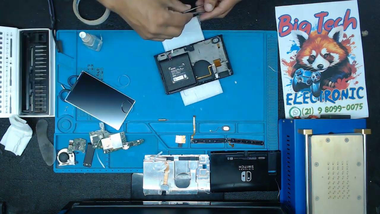 troca de tela nintendo switch V2