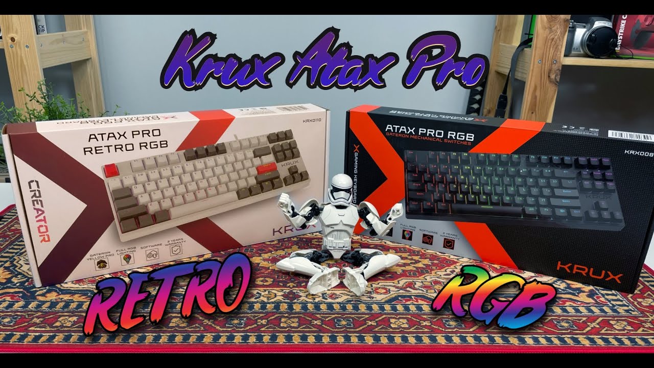 KONKURS ! KRUX ATAX PRO RETRO i ATAX PRO RGB - Szybki unboxing i recenzja (～￣▽￣)～