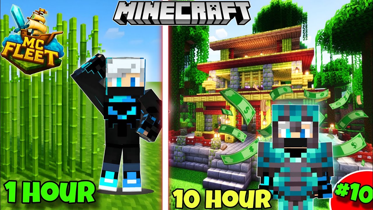 I Spent 10hrs⌛On My AUTOMATIC *BAMBOO* FARM 🎍To get Money 🤑 in Mcfleet!!#hindi 