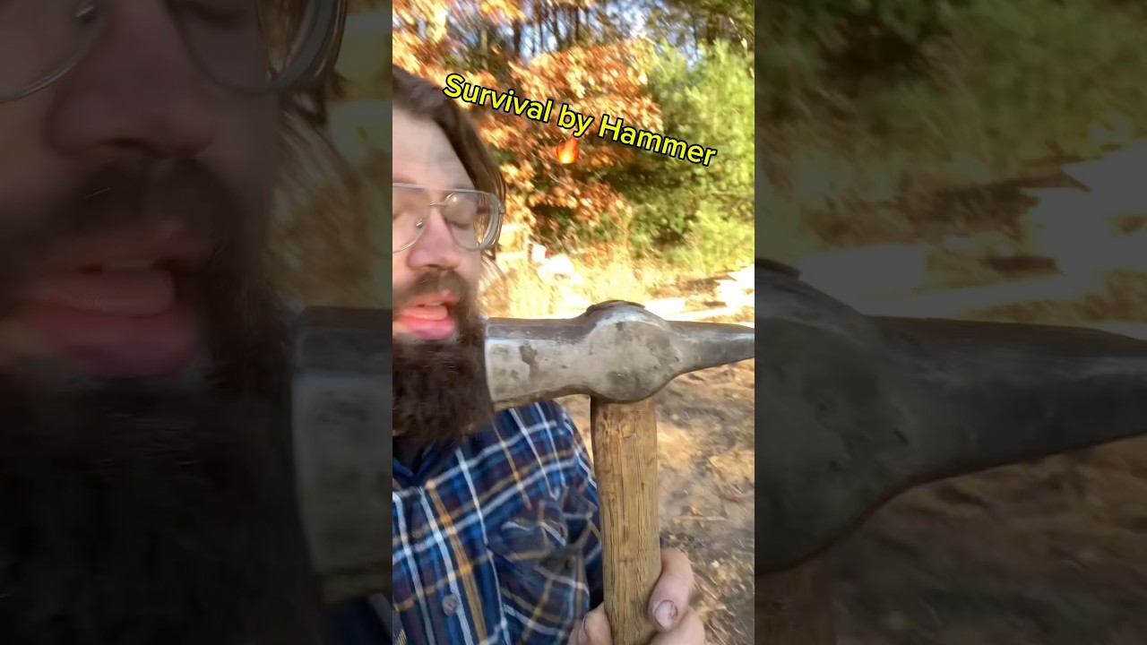 Break out your #survival #hammers it&rsquo;s time to start a #fire #outdoor #craftsman #blacksmith