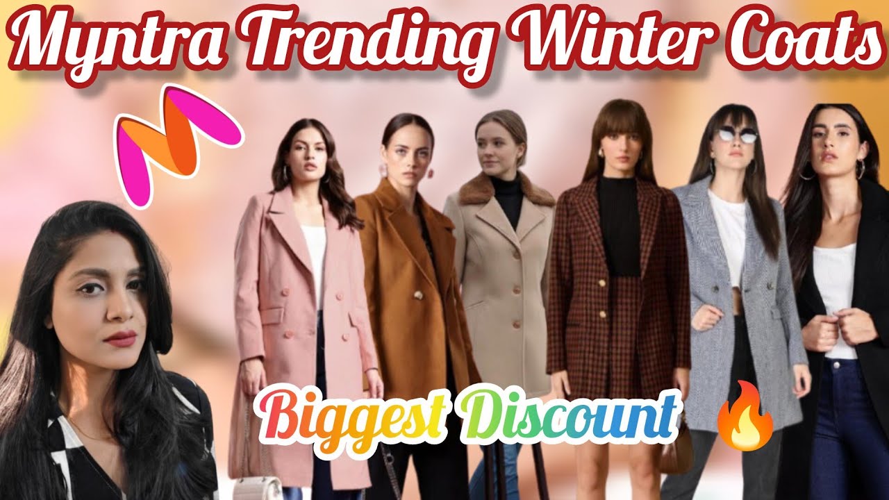 *HUGE* Winter Coat Haul From Myntra | Black Friday Sale | Massive Discount 50-80 %| Super Stylish |