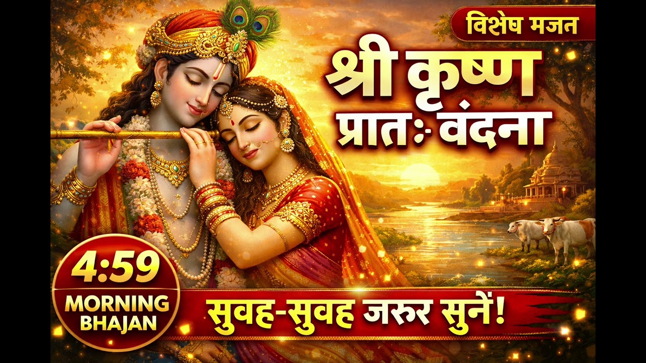 सिर्फ 5 मिनट सुन लो! श्री कृष्ण आपकी हर इच्छा पूरी करेंगे 🙏.   #bhajan