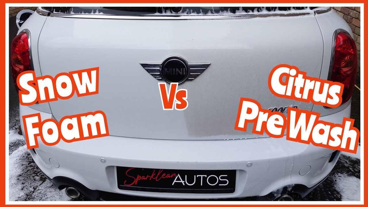 Может ли пена Snow Foam чистить лучше, чем Citrus Pre Wash?! #уходзаавтомобилем #детейлингавтомоб...