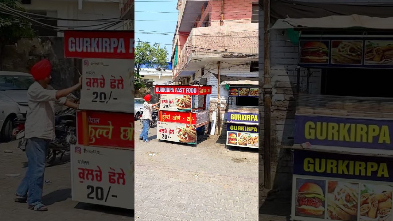 Kulche da kam 😱 #minivlog #indianfood #viralvideo #shorts #youtubeshorts #kulcha