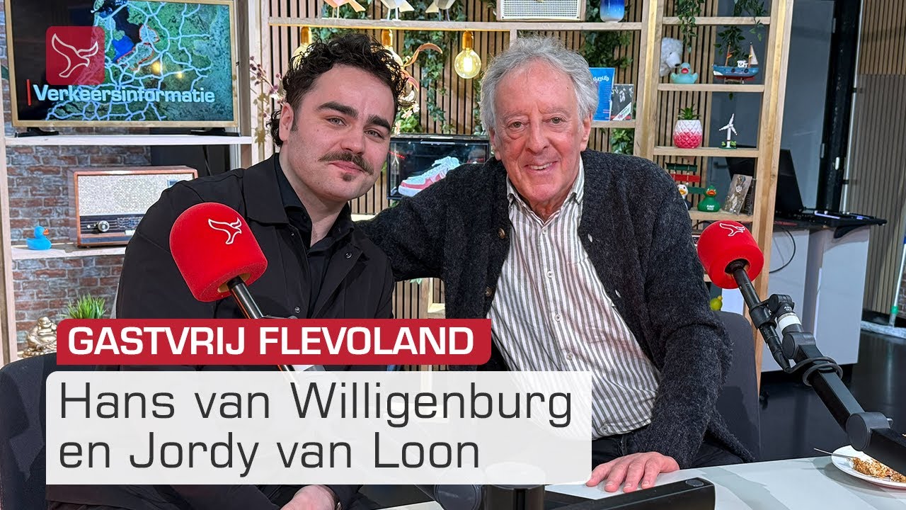 Hans van Willigenburg en Jordy van Loon in Gastvrij Flevoland | Omroep Flevoland