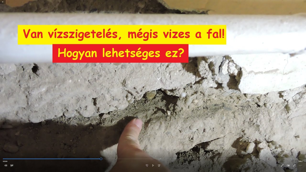 1806. Van vízszigetelés mégis nedves a fal. 💧 Ez, hogyan lehetséges? Tipikus vályogház hiba.